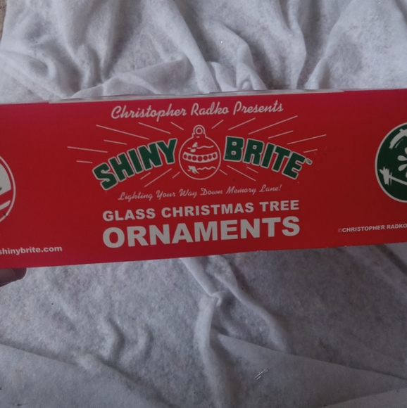Christopher radko shiny brite BOX ONLY - Picture 3 of 6